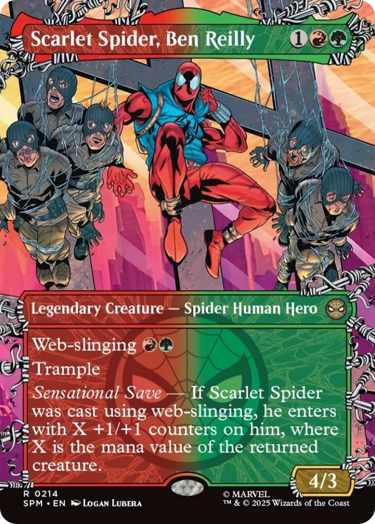 Scarlet Spider, Ben Reilly (Borderless) [Marvel's Spider-Man] | Dragon's Lair Comics and Fantasy Houston TX