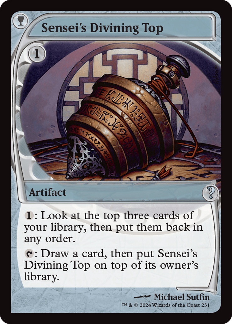 Sensei's Divining Top (Future Sight) [Mystery Booster 2] | Dragon's Lair Comics and Fantasy Houston TX