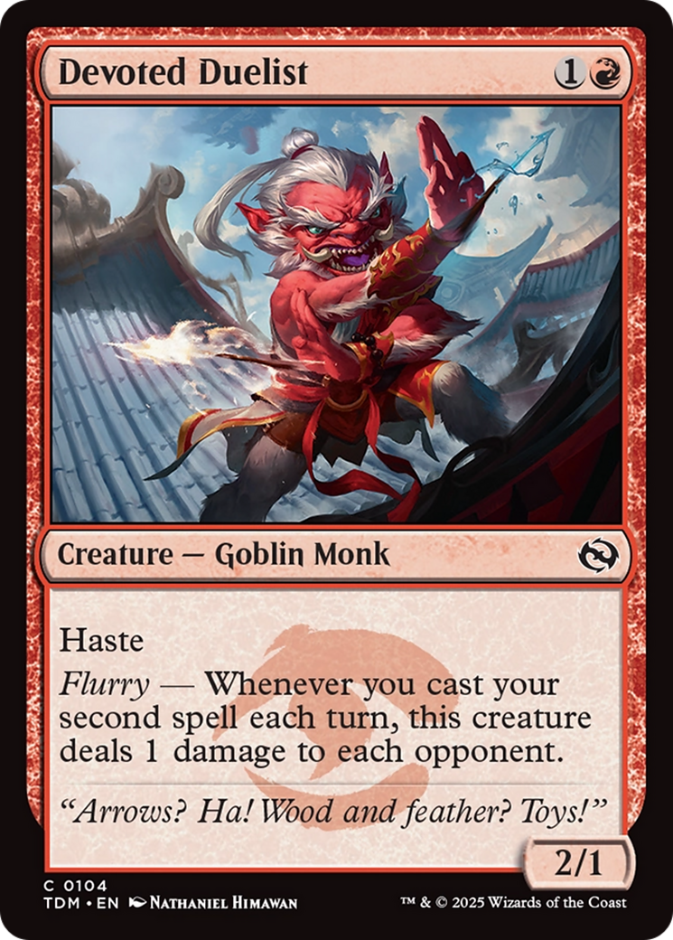 Devoted Duelist [Tarkir: Dragonstorm] | Dragon's Lair Comics and Fantasy Houston TX