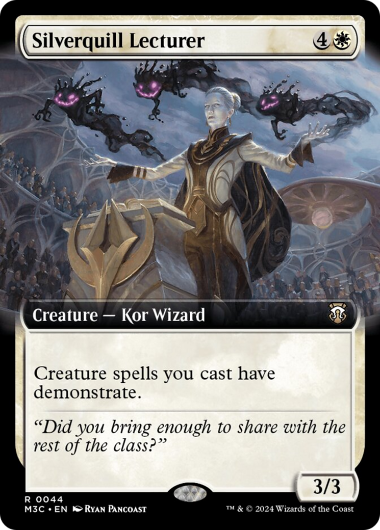 Silverquill Lecturer (Extended Art) [Modern Horizons 3 Commander] | Dragon's Lair Comics and Fantasy Houston TX