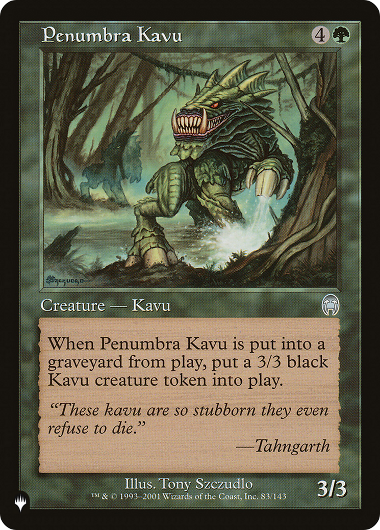 Penumbra Kavu [The List] | Dragon's Lair Comics and Fantasy Houston TX