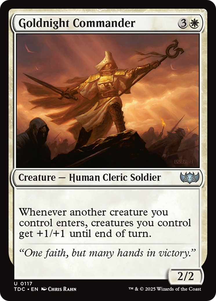 Goldnight Commander [Tarkir: Dragonstorm Commander] | Dragon's Lair Comics and Fantasy Houston TX