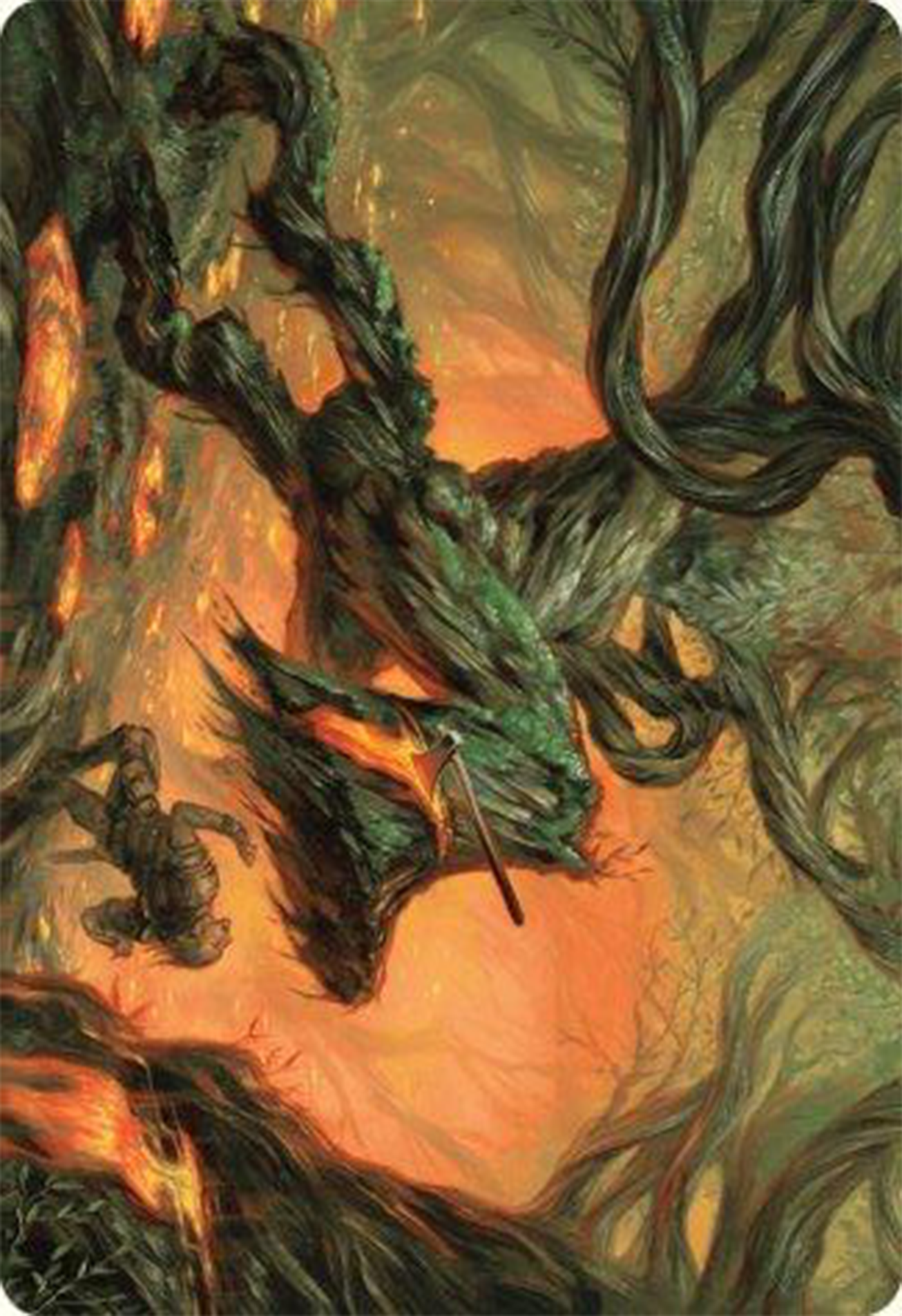 Stump Stomp Art Card [Modern Horizons 3 Art Series] | Dragon's Lair Comics and Fantasy Houston TX