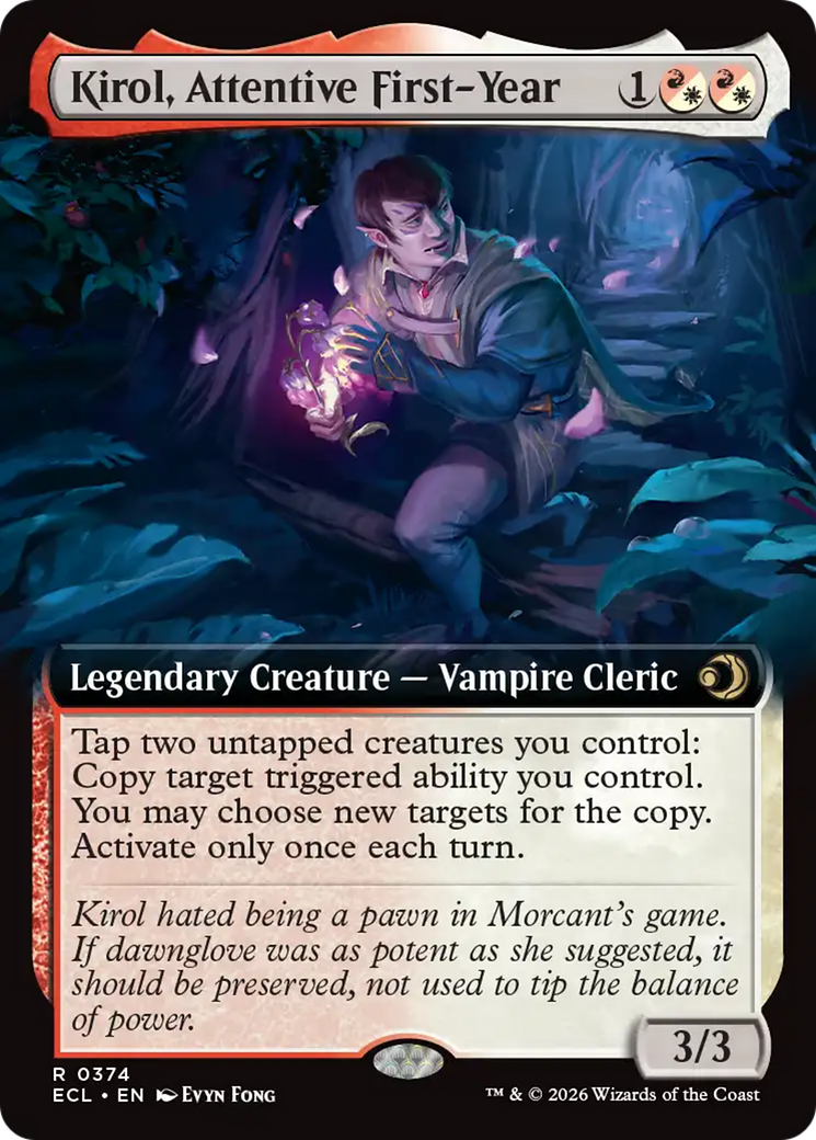 Kirol, Attentive First-Year (Extended Art) [Lorwyn Eclipsed] | Odin's Place