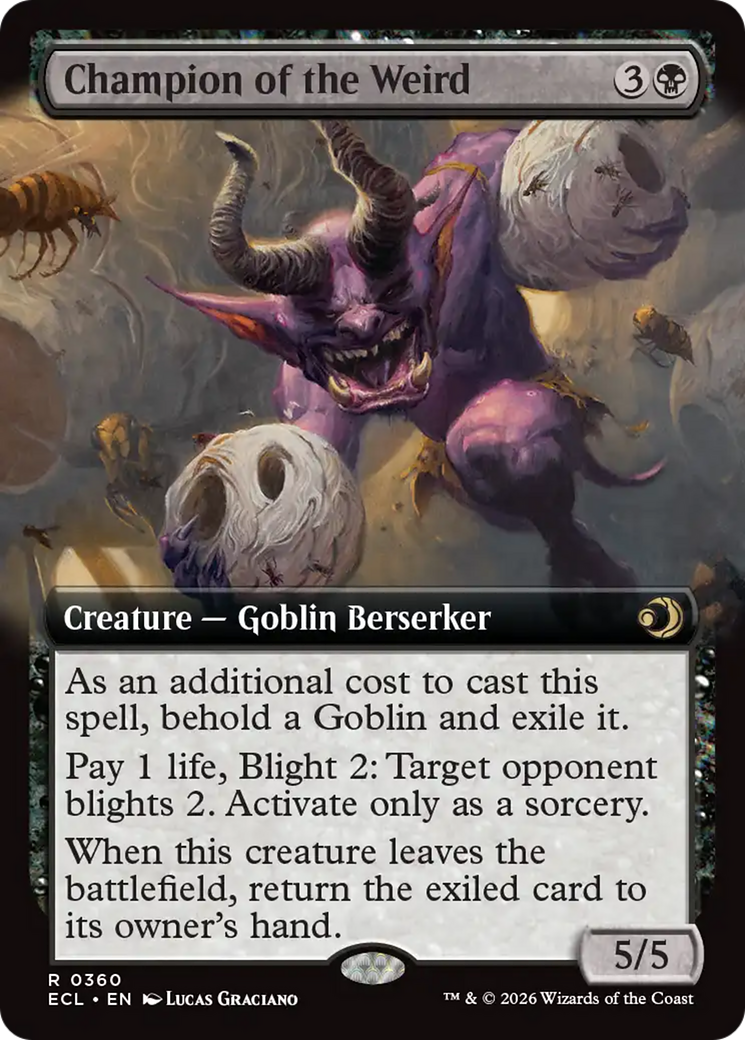 Champion of the Weird (Extended Art) [Lorwyn Eclipsed] | Odin's Lair
