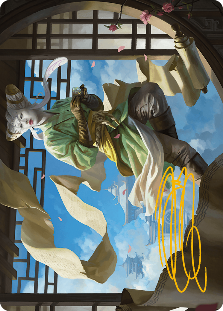 Tamiyo, Inquisitive Student Art Card (Gold-Stamped Signature) [Modern Horizons 3 Art Series] | Dragon's Lair Comics and Fantasy Houston TX