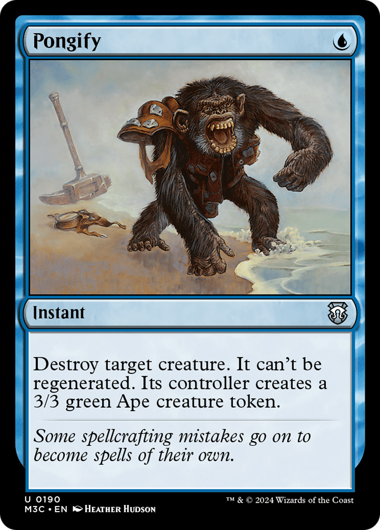 Pongify (Ripple Foil) [Modern Horizons 3 Commander] | Dragon's Lair Comics and Fantasy Houston TX