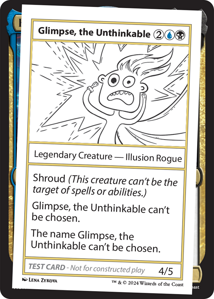 Glimpse, the Unthinkable [Mystery Booster 2 Playtest Cards] | Dragon's Lair Comics and Fantasy Houston TX