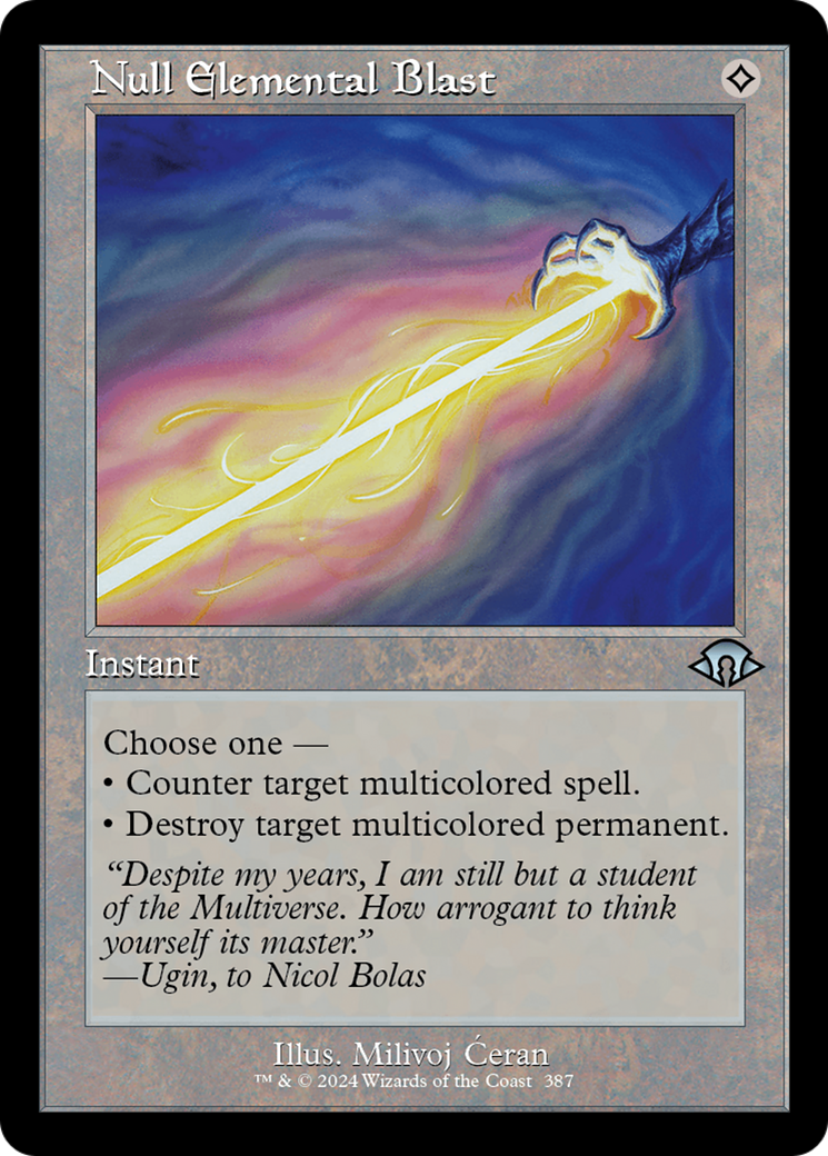Null Elemental Blast (Retro) [Modern Horizons 3] | Dragon's Lair Comics and Fantasy Houston TX