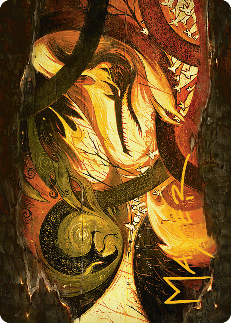Season of Loss Art Card (Gold-Stamped Signature) [Bloomburrow Art Series] | Dragon's Lair Comics and Fantasy Houston TX