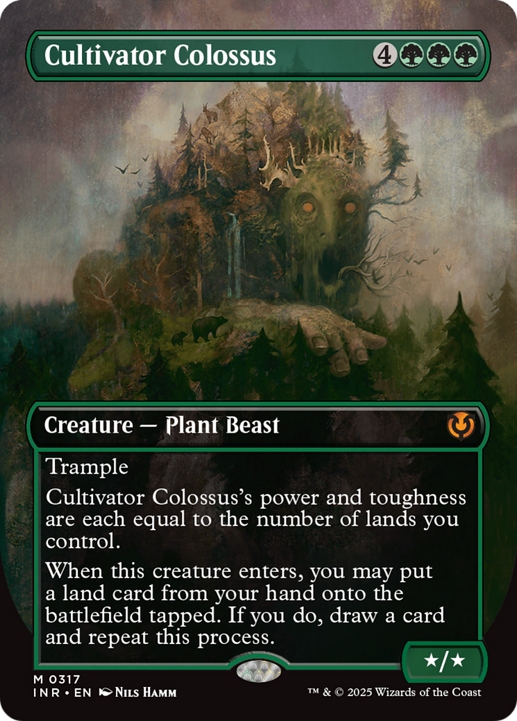 Cultivator Colossus (Borderless) [Innistrad Remastered] | Dragon's Lair Comics and Fantasy Houston TX