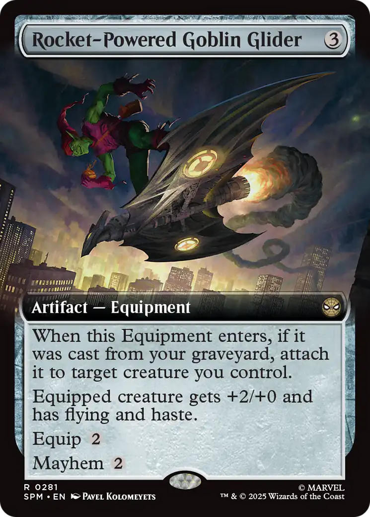 Rocket-Powered Goblin Glider (Extended Art) [Marvel's Spider-Man] | Dragon's Lair Comics and Fantasy Houston TX