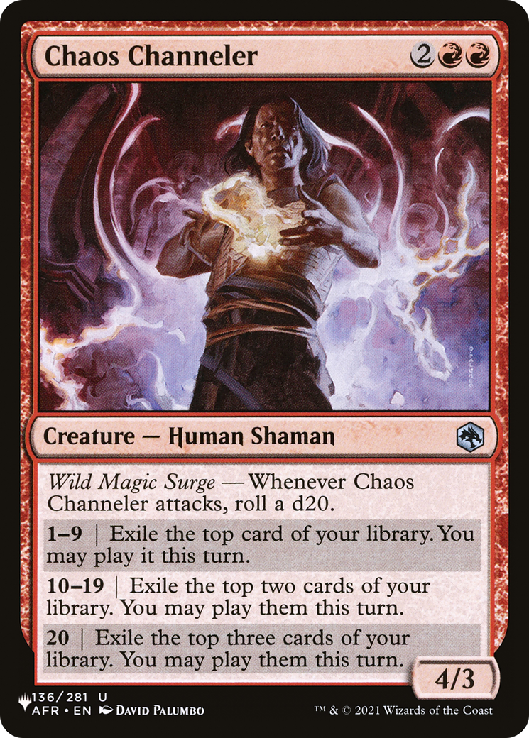 Chaos Channeler [The List] | Dragon's Lair Comics and Fantasy Houston TX