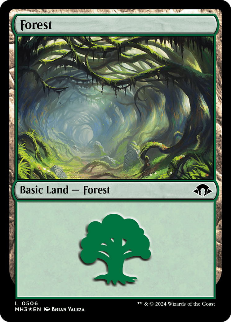 Forest (0506) (Ripple Foil) [Modern Horizons 3] | Dragon's Lair Comics and Fantasy Houston TX