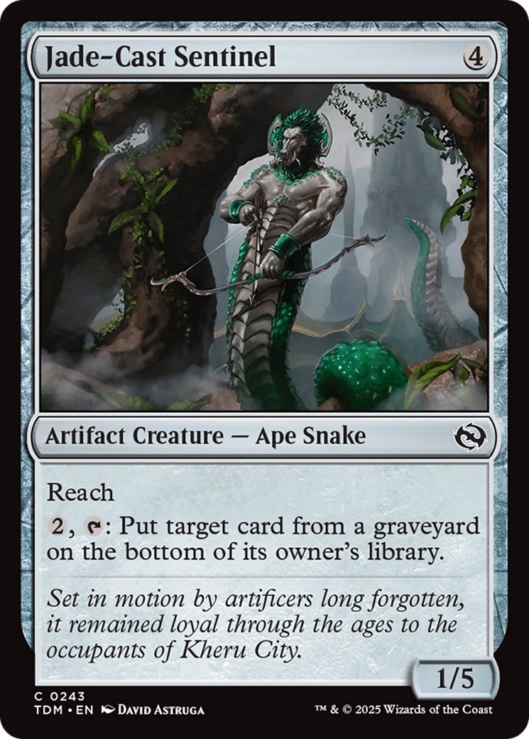 Jade-Cast Sentinel [Tarkir: Dragonstorm] | Dragon's Lair Comics and Fantasy Houston TX