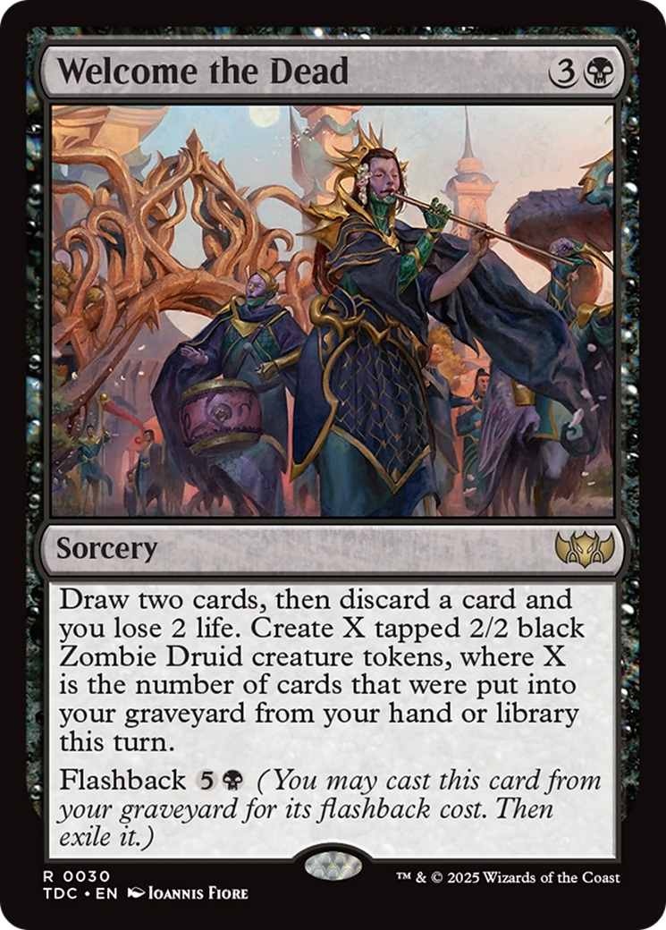 Welcome the Dead [Tarkir: Dragonstorm Commander] | Dragon's Lair Comics and Fantasy Houston TX