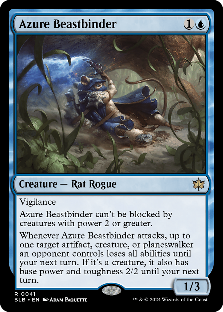 Azure Beastbinder [Bloomburrow] | Dragon's Lair Comics and Fantasy Houston TX