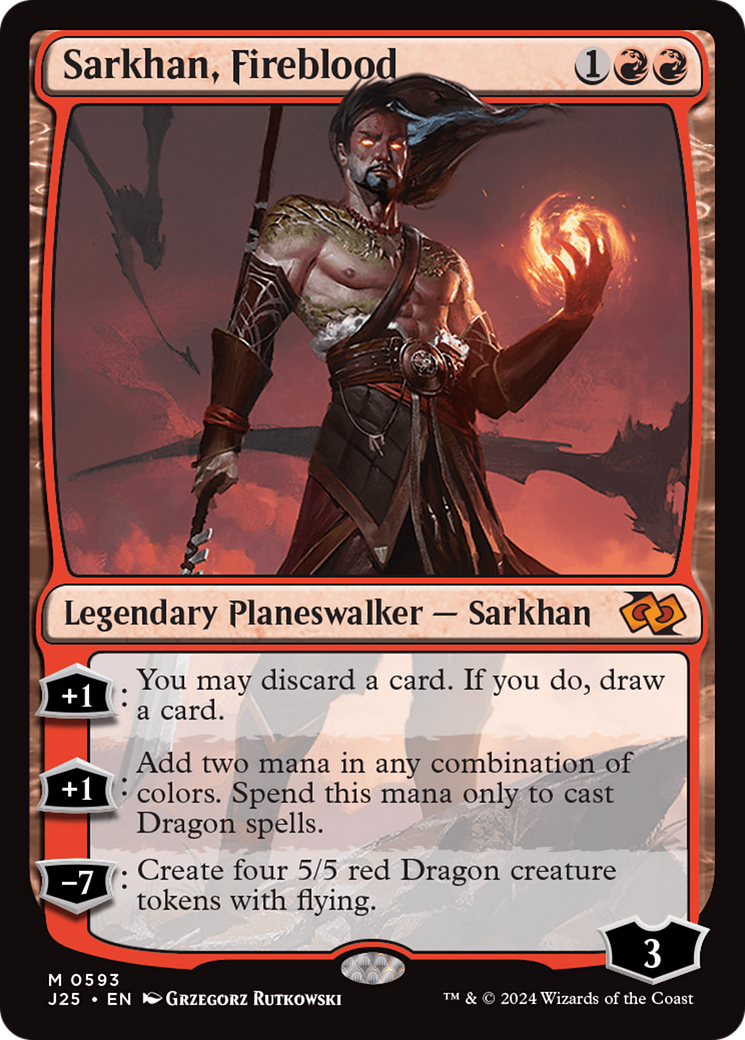 Sarkhan, Fireblood [Foundations Jumpstart] | Dragon's Lair Comics and Fantasy Houston TX