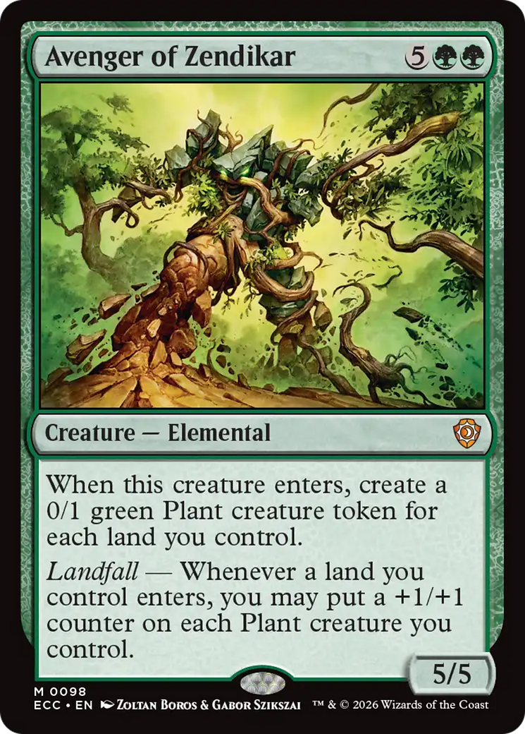 Avenger of Zendikar [Lorwyn Eclipsed Commander] | Odin's Place