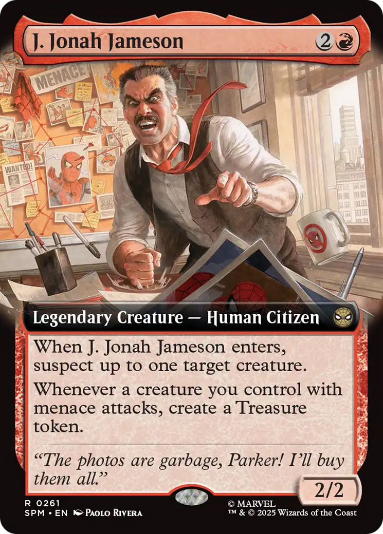 J. Jonah Jameson (Extended Art) [Marvel's Spider-Man] | Dragon's Lair Comics and Fantasy Houston TX