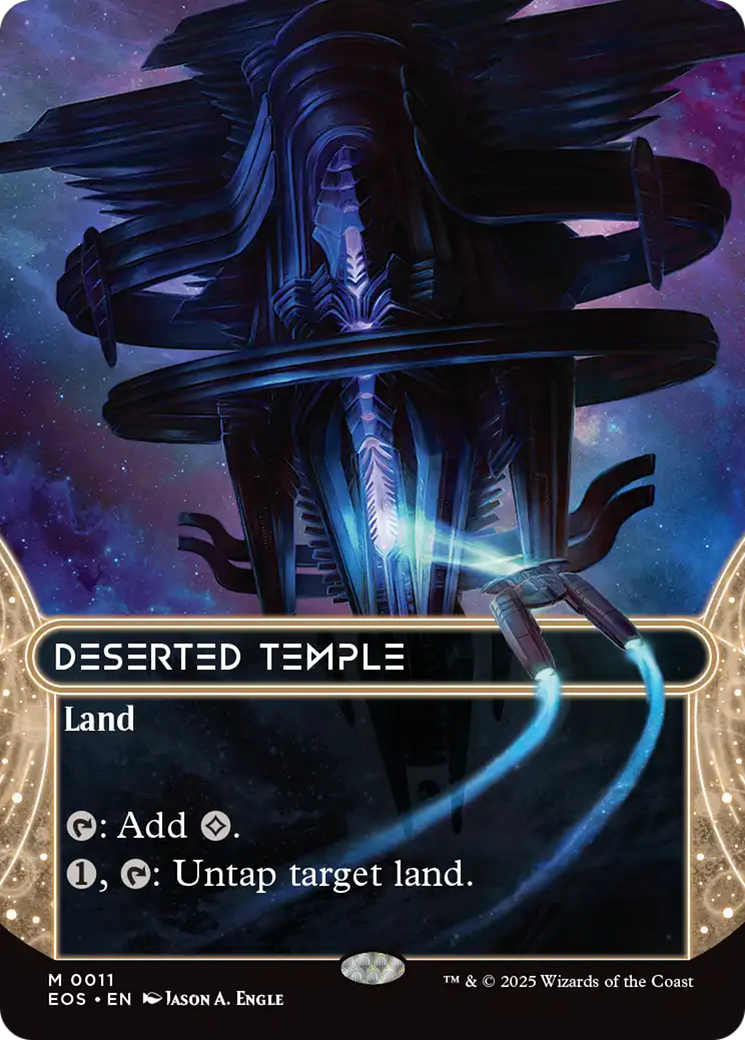 Deserted Temple (0011) (Borderless) [Edge of Eternities: Stellar Sights] | Dragon's Lair Comics and Fantasy Houston TX