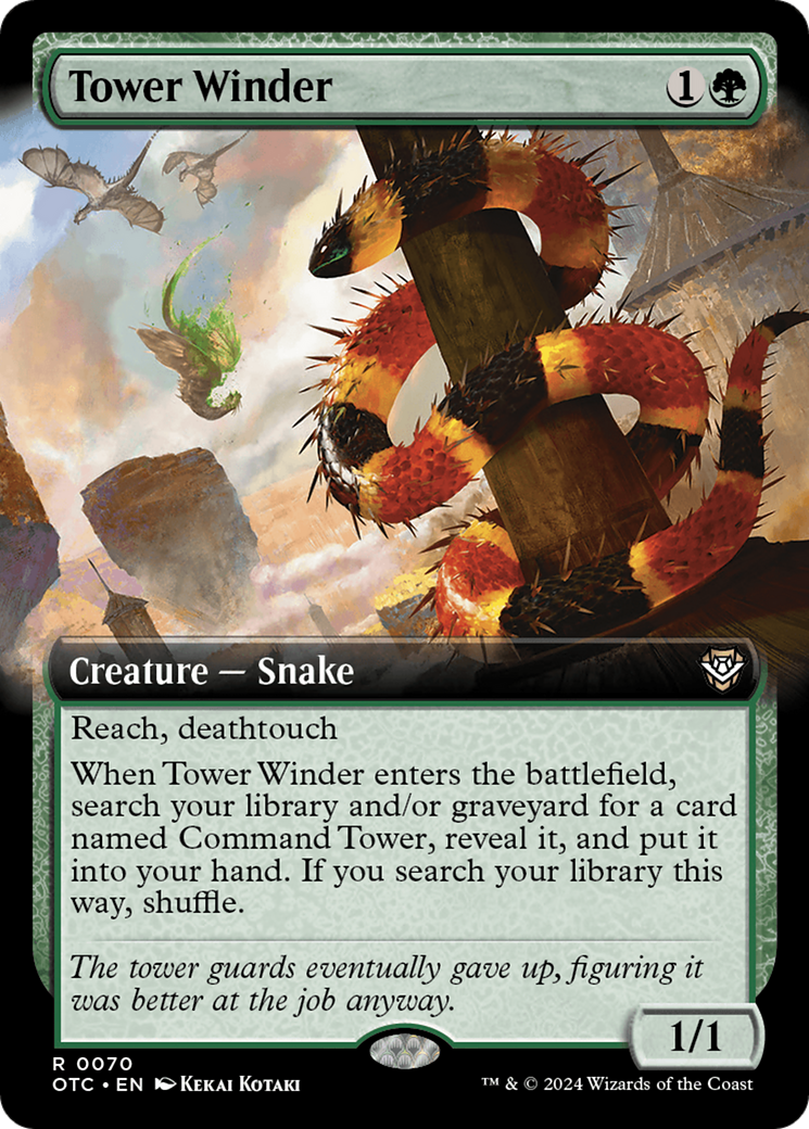 Tower Winder (Extended Art) [Outlaws of Thunder Junction Commander] | Dragon's Lair Comics and Fantasy Houston TX