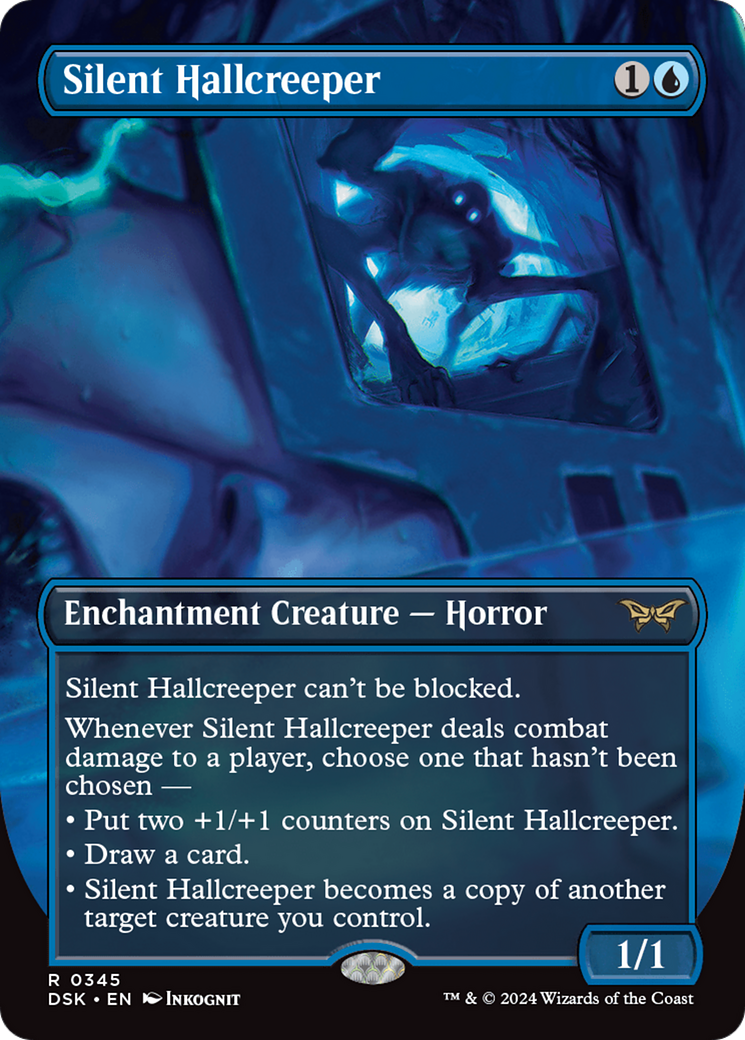 Silent Hallcreeper (Borderless) [Duskmourn: House of Horror] | Dragon's Lair Comics and Fantasy Houston TX