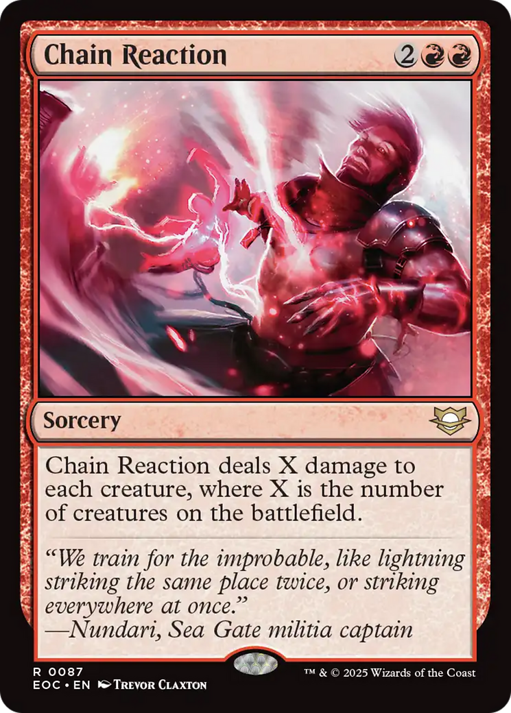 Chain Reaction [Edge of Eternities Commander] | Dragon's Lair Comics and Fantasy Houston TX