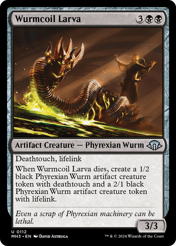 Wurmcoil Larva [Modern Horizons 3] | Dragon's Lair Comics and Fantasy Houston TX