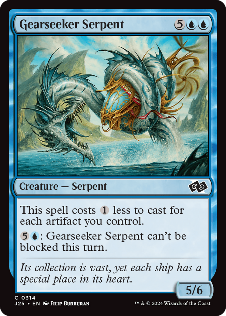 Gearseeker Serpent [Foundations Jumpstart] | Dragon's Lair Comics and Fantasy Houston TX
