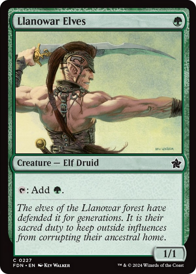 Llanowar Elves [Foundations] | Dragon's Lair Comics and Fantasy Houston TX
