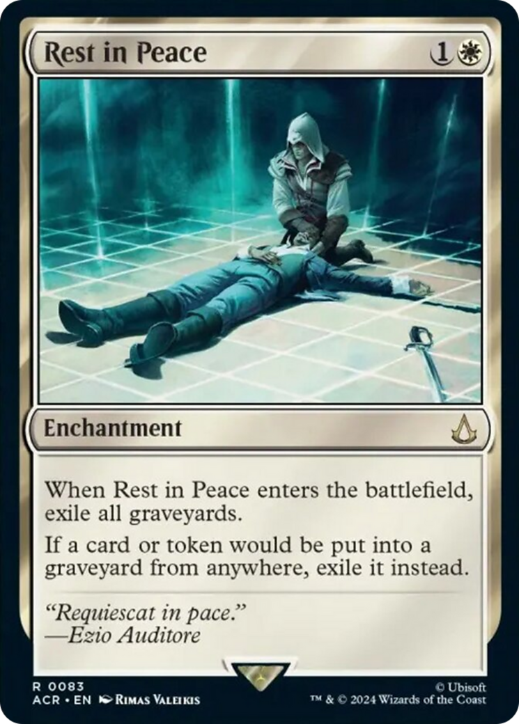 Rest in Peace (Foil Etched) [Assassin's Creed] | Dragon's Lair Comics and Fantasy Houston TX