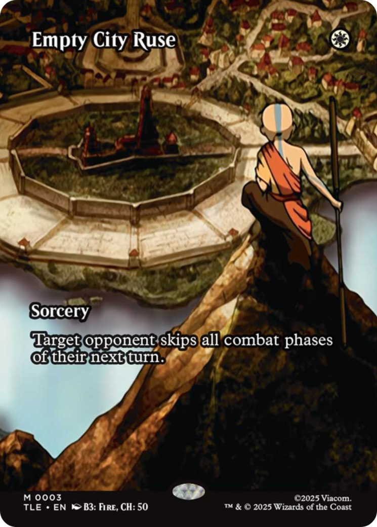 Empty City Ruse (Borderless) [Avatar: The Last Airbender: Eternal-Legal] | Dragon's Lair Comics and Fantasy Houston TX