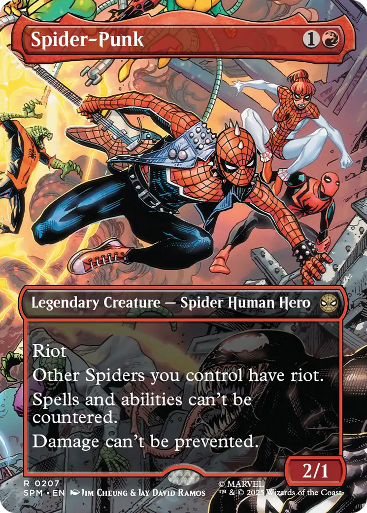 Spider-Punk (0207) (Borderless) [Marvel's Spider-Man] | Dragon's Lair Comics and Fantasy Houston TX