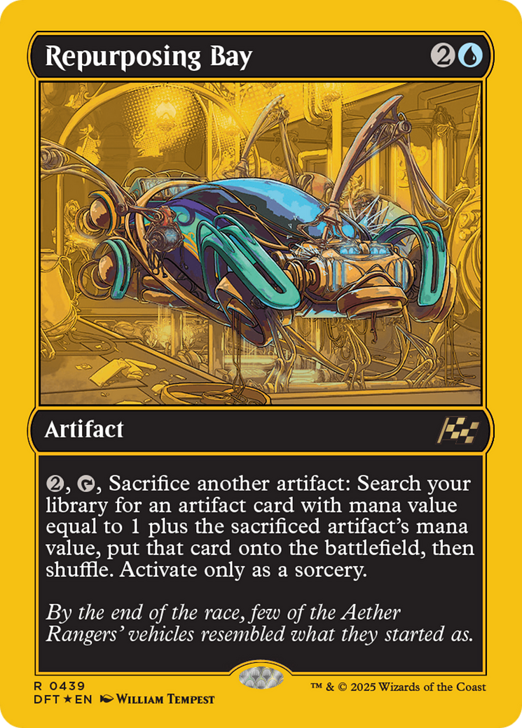 Repurposing Bay (First-Place Foil) [Aetherdrift] | Dragon's Lair Comics and Fantasy Houston TX