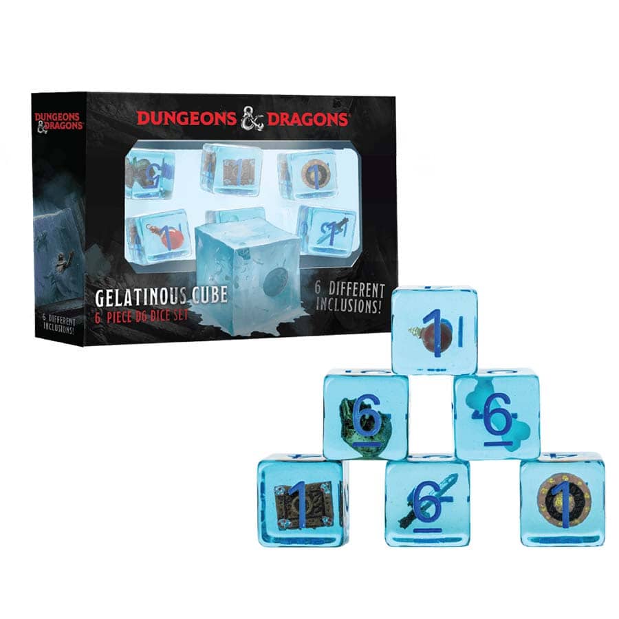 Fanroll Dungeons and Dragons Gelatinous Cube Dice Set | Odin's Place