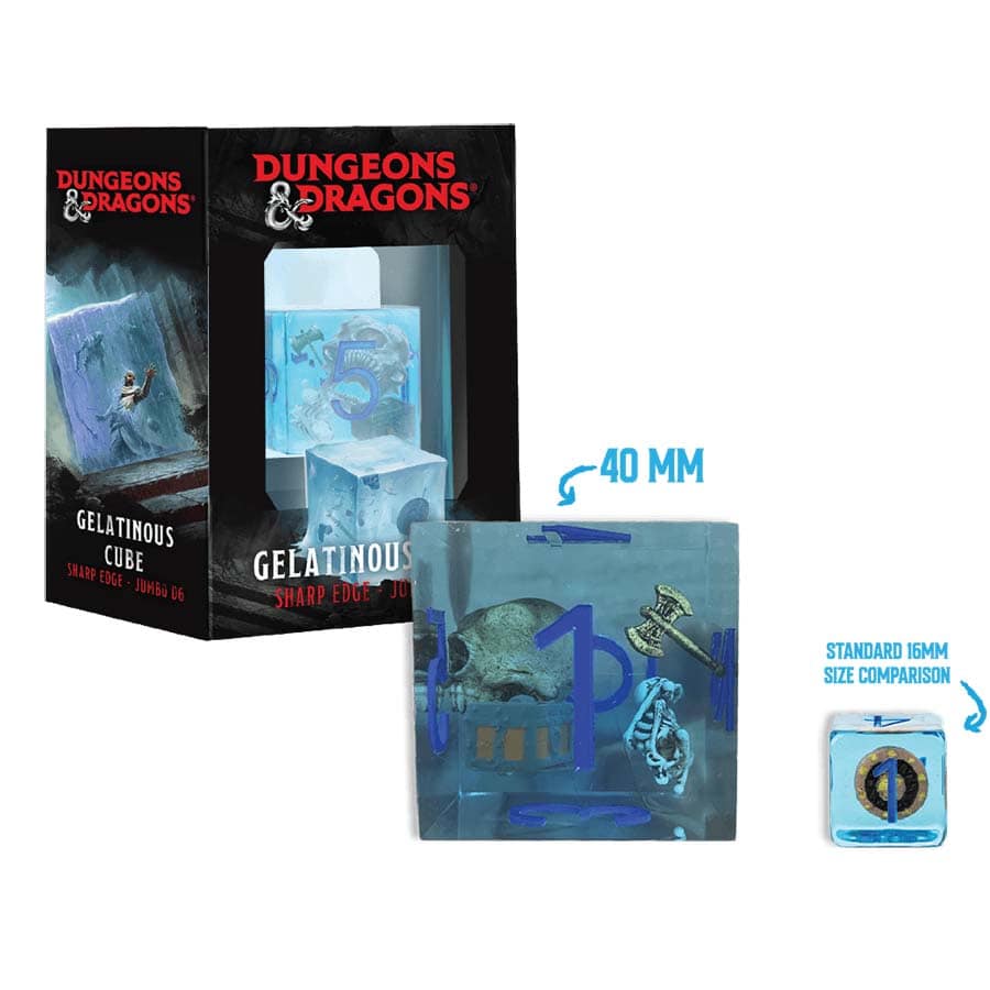 Fanroll Dungeons and Dragons Jumbo Gelatinous Cube D6 | Odin's Place