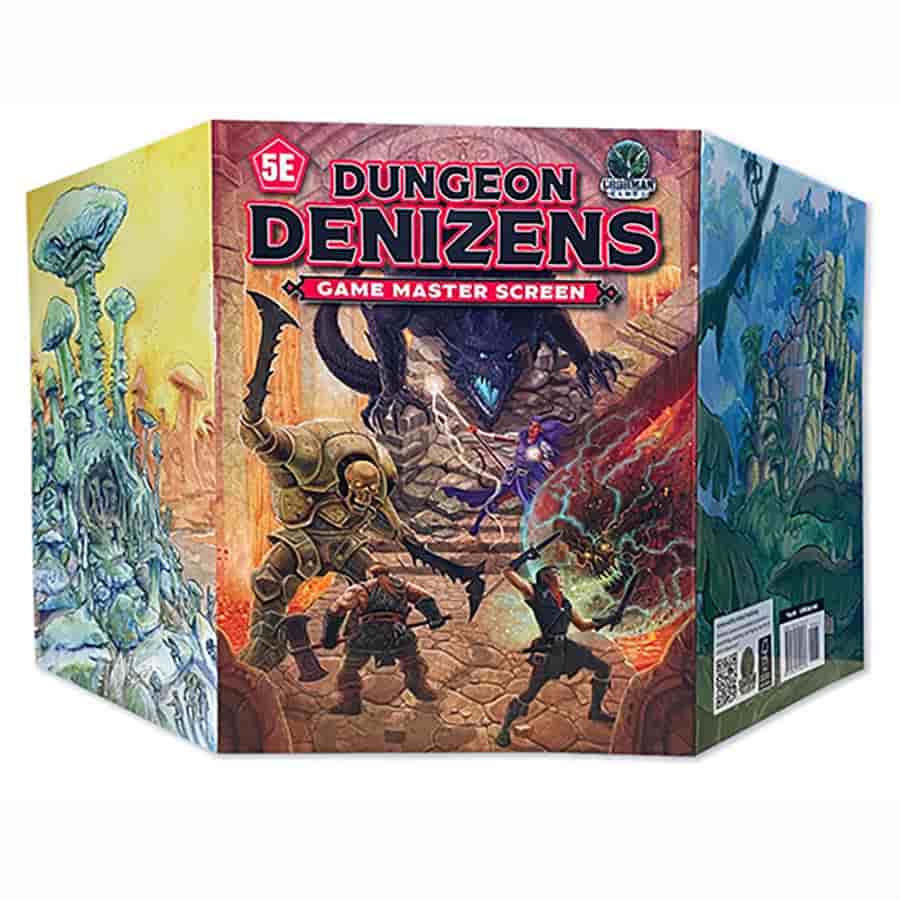 Goodman Games: Dungeon Denizens: Game Master Screen (5E) | Dragon's Lair Comics and Fantasy Houston TX