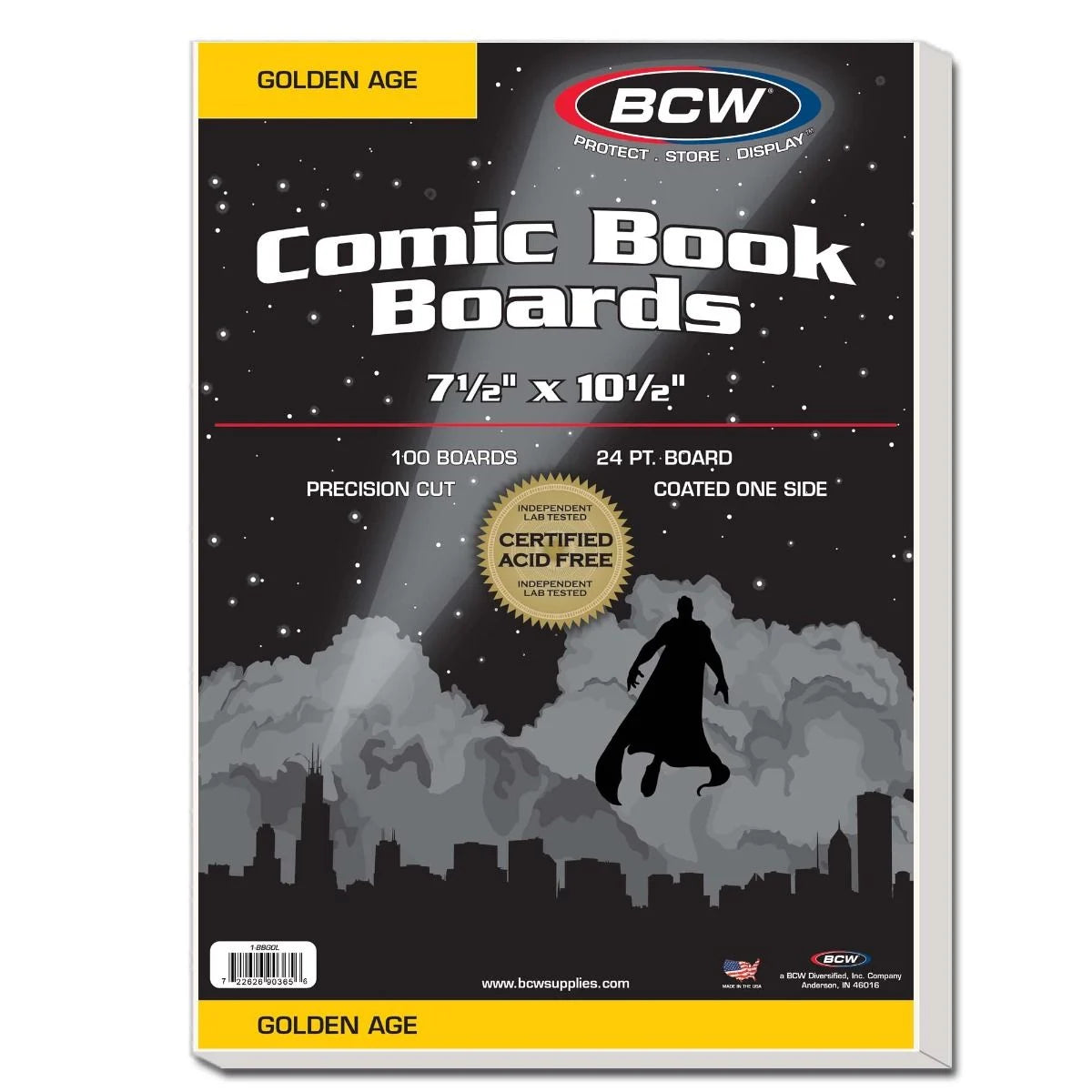 BCW 100 count Golden Comic Boards | Odin's Place