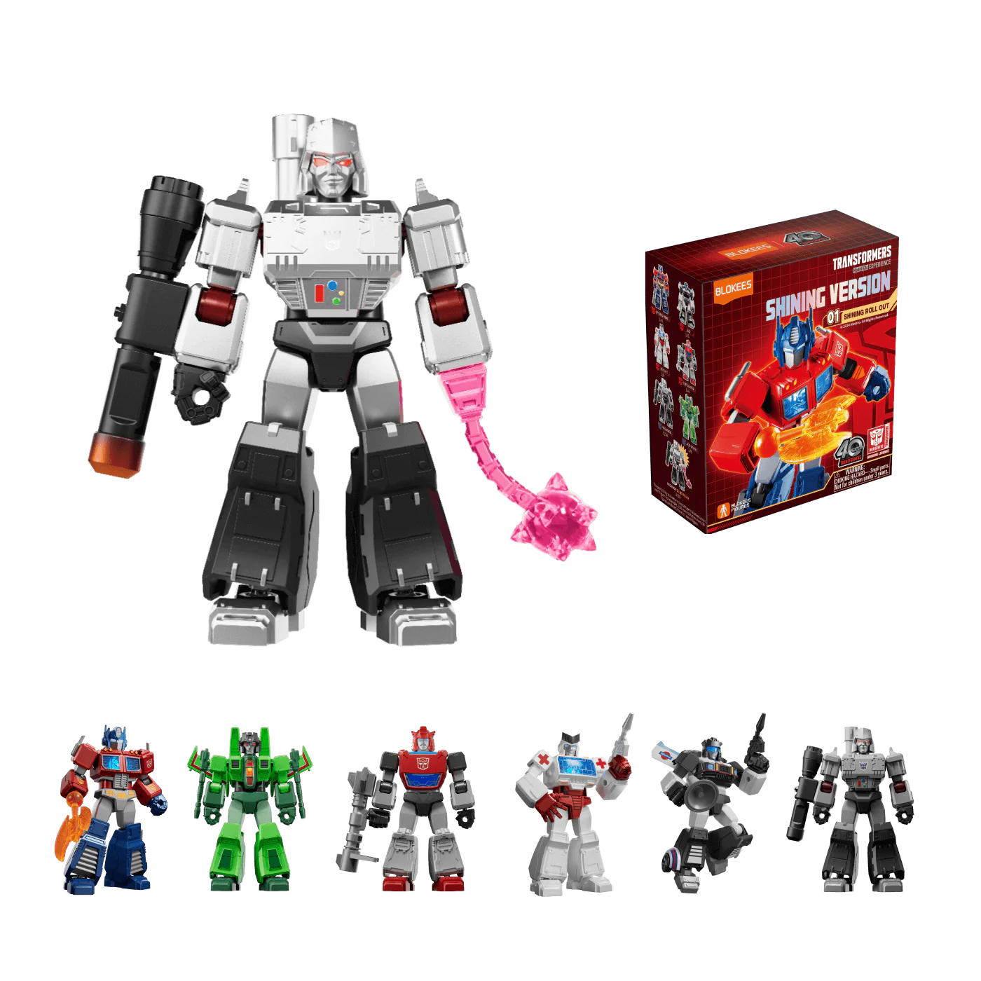 Blokees: Transformers - 4" Shining Version 01 Shining Roll Out Blind Box | Dragon's Lair Comics and Fantasy Houston TX