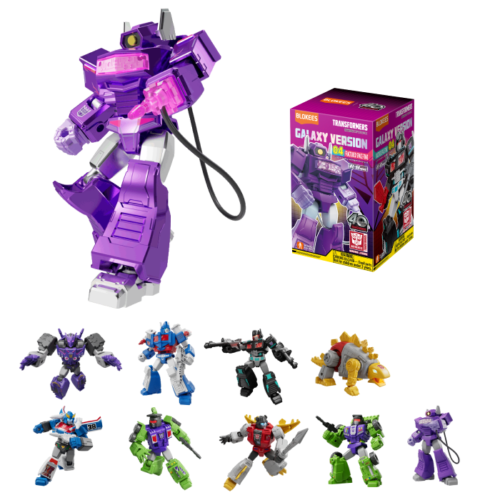 Blokees: Transformers - Galaxy Version 04: Fractured Space-Time Blind Box | Dragon's Lair Comics and Fantasy Houston TX
