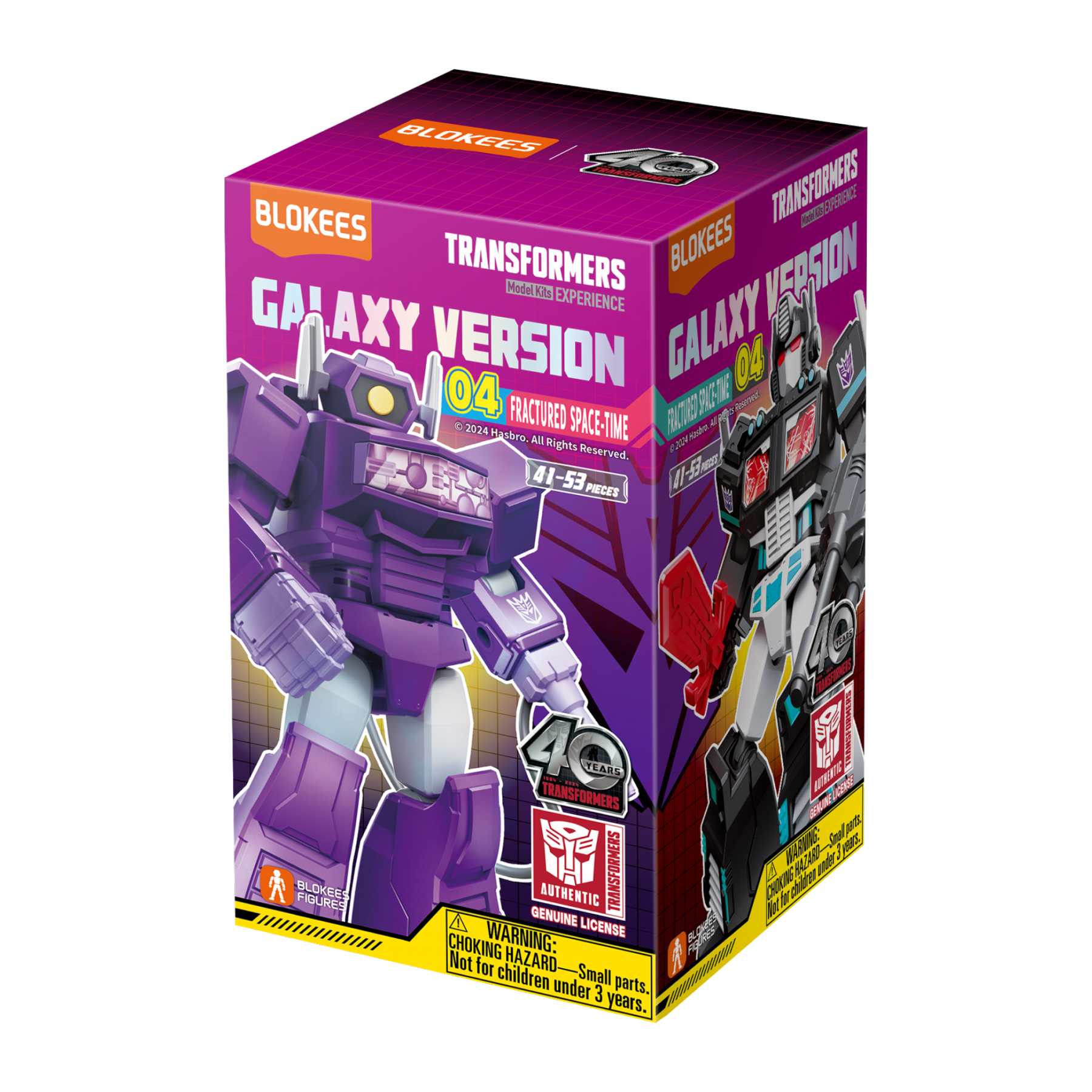 Blokees: Transformers - Galaxy Version 04: Fractured Space-Time Blind Box | Dragon's Lair Comics and Fantasy Houston TX