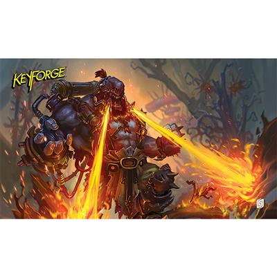 KEYFORGE TCG: CRIM TORCHTOOTH PLAYMAT | Dragon's Lair Comics and Fantasy Houston TX