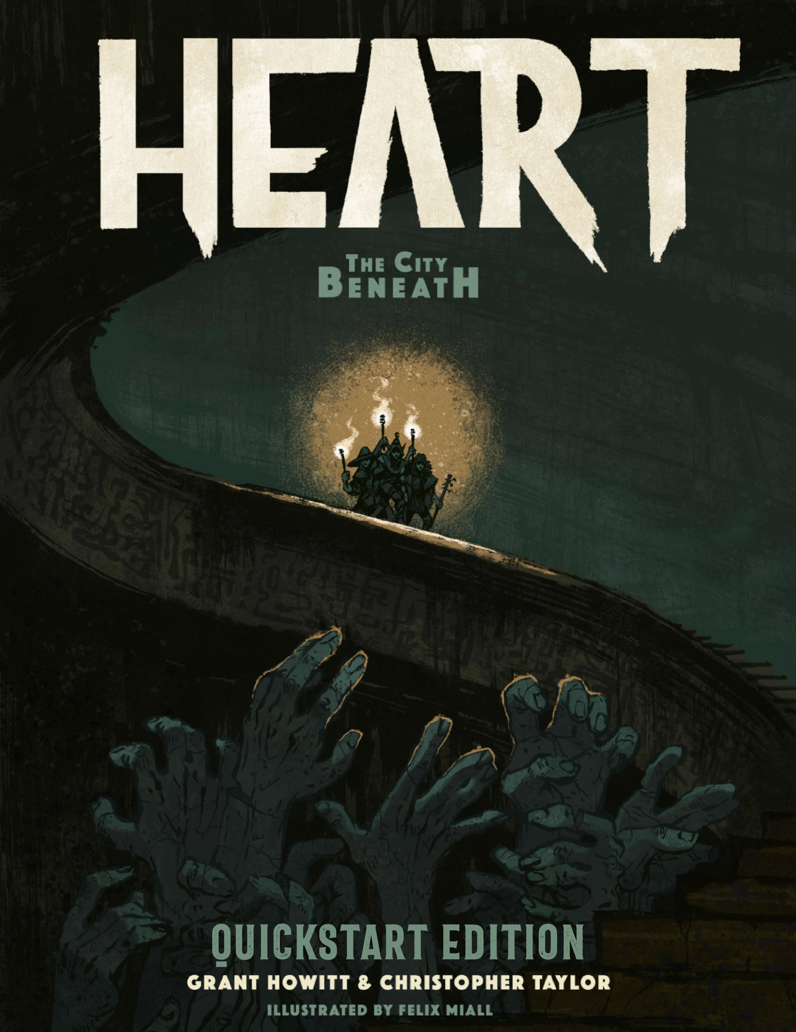 Heart RPG: The City Beneath - Quickstart Rules (New Printing) | Dragon's Lair Comics and Fantasy Houston TX