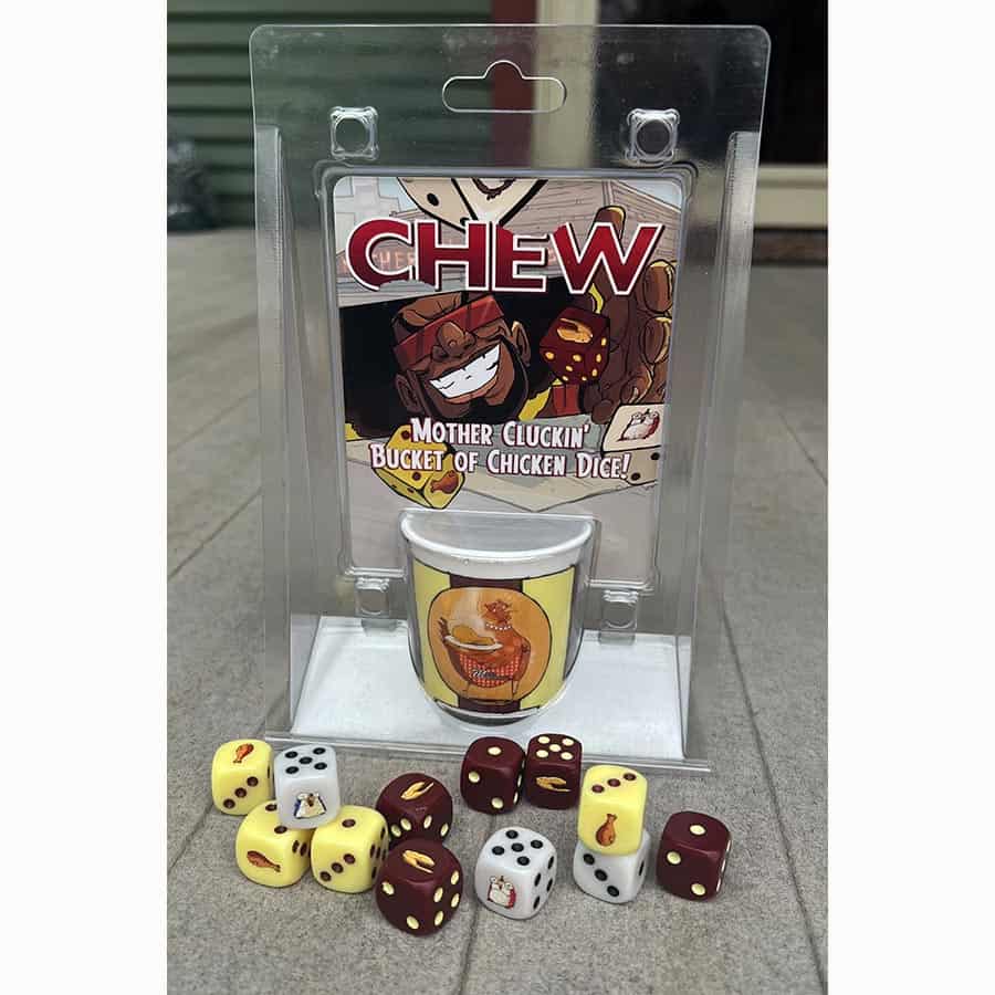Chew: The Role Playing Game: Mother Cluckin' Bucket of Chicken Dice | Dragon's Lair Comics and Fantasy Houston TX