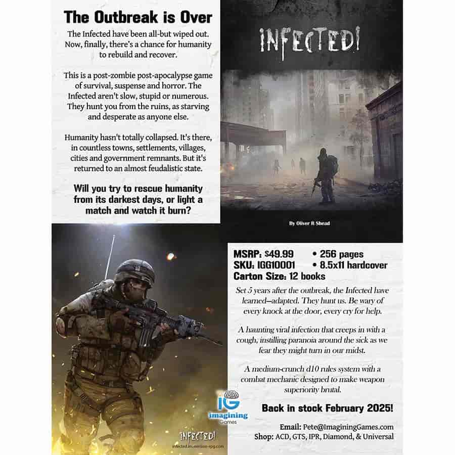 Infected! (RPG) | Dragon's Lair Comics and Fantasy Houston TX