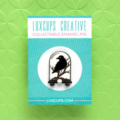 Raven Cloche Enamel Pin | Dragon's Lair Comics and Fantasy Houston TX