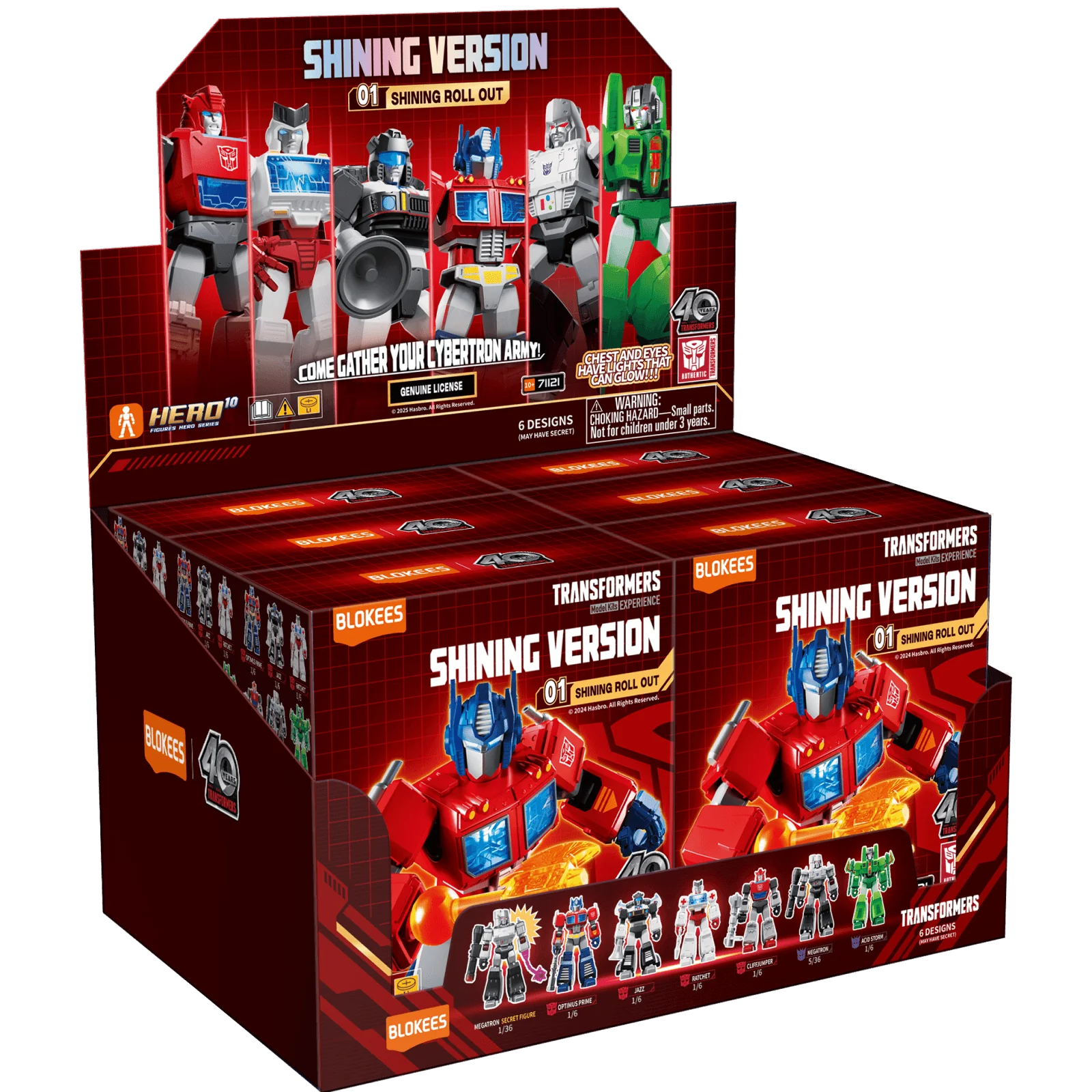 Blokees: Transformers - 4" Shining Version 01 Shining Roll Out Blind Box | Dragon's Lair Comics and Fantasy Houston TX
