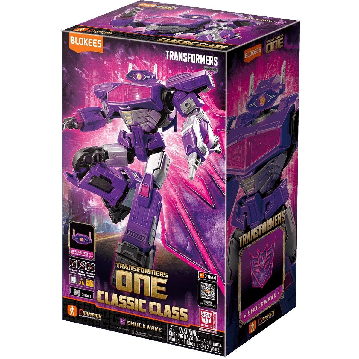 Blokees: Transformers - Classic Class 18 Shockwave | Dragon's Lair Comics and Fantasy Houston TX