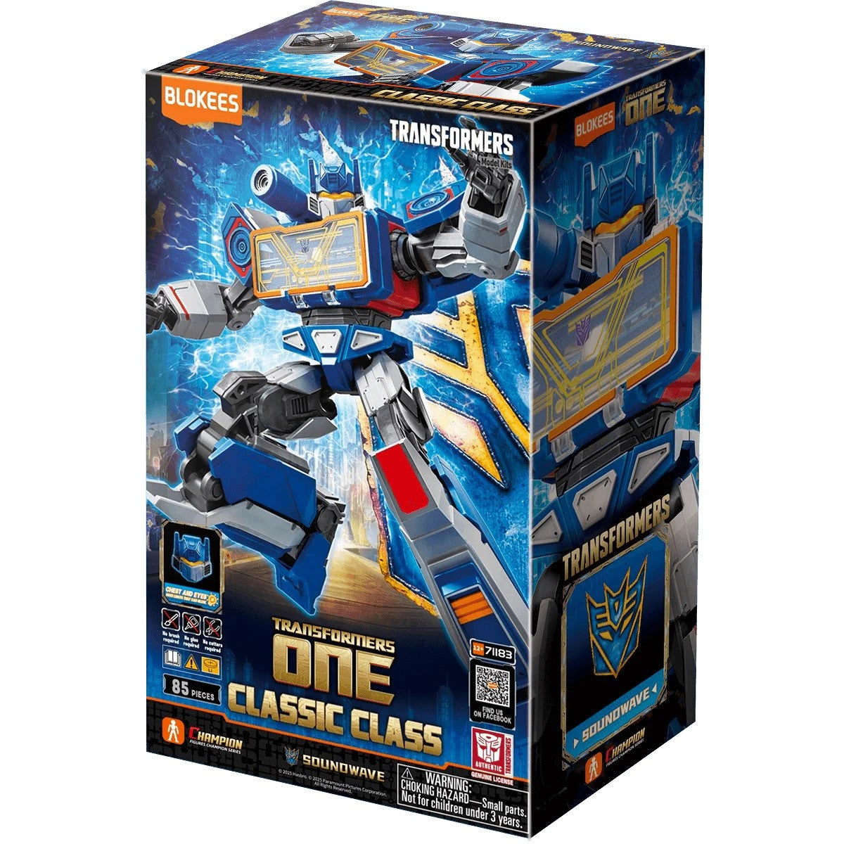 Blokees: Transformers - Classic Class 17 Soundwave | Dragon's Lair Comics and Fantasy Houston TX